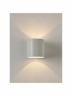 Kleine Wandleuchte Roda in Weiß, B 10 x H 10 cm -Leuchten Verkaufsladen Kleine Wandleuchte Roda in Weiss 4