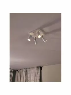 Kleiner Deckenstrahler Etna in Weiß, B 25 x H 15 cm -Leuchten Verkaufsladen Kleiner Deckenstrahler Etna in Weiss 4