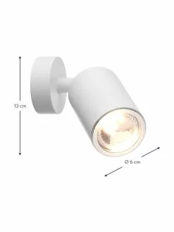 Kleiner Verstellbarer Wand- und Deckenstrahler Tori in Weiß, Ø 6 x T 13 cm 8 Kleiner Verstellbarer Wand- und Deckenstrahler Tori in Weiß, Ø 6 x T 13 cm -Leuchten Verkaufsladen Kleiner Verstellbarer Wand und Deckenstrahler Tori in Weiss 2