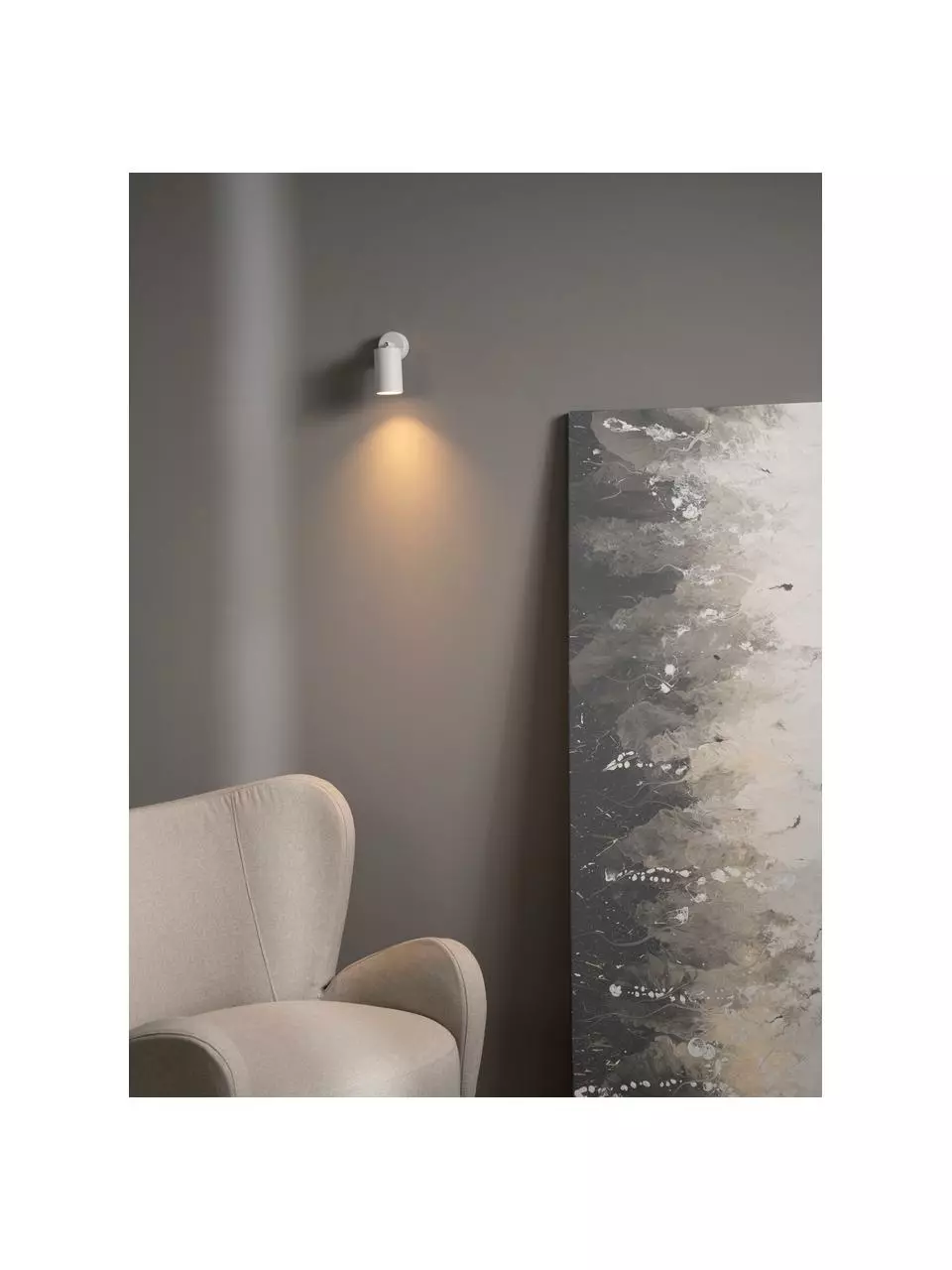 Kleiner Verstellbarer Wand- und Deckenstrahler Tori in Weiß, Ø 6 x T 13 cm 6 Kleiner Verstellbarer Wand- und Deckenstrahler Tori in Weiß, Ø 6 x T 13 cm – Bild 4