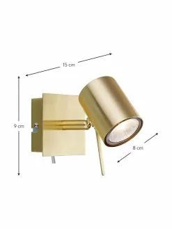 Markslöjd Kleiner Verstellbarer Wandstrahler Hyssna mit Stecker, T 15 x H 9 cm 9 Markslöjd Kleiner Verstellbarer Wandstrahler Hyssna mit Stecker, T 15 x H 9 cm -Leuchten Verkaufsladen Kleiner Verstellbarer Wandstrahler Hyssna mit Stecker 2