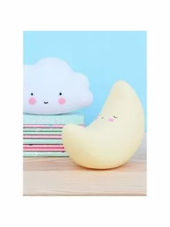 A Little Lovely Company Kleines LED-Leuchtobjekt Moon mit Timer, B 16 x H 13 cm -Leuchten Verkaufsladen Kleines LED Leuchtobjekt Moon mit Timer 4