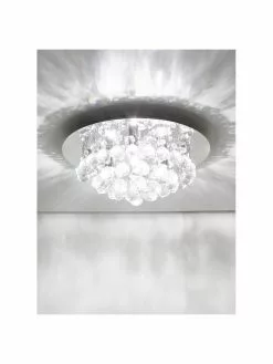 Searchlight Kristall-Deckenleuchte Helena, Ø 35 x H 18 cm 10 Searchlight Kristall-Deckenleuchte Helena, Ø 35 x H 18 cm -Leuchten Verkaufsladen Kristall Deckenleuchte Helena 2