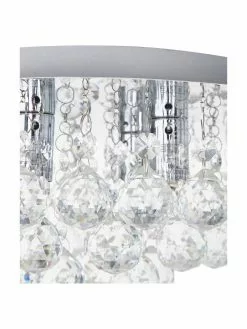 Searchlight Kristall-Deckenleuchte Helena, Ø 35 x H 18 cm 12 Searchlight Kristall-Deckenleuchte Helena, Ø 35 x H 18 cm -Leuchten Verkaufsladen Kristall Deckenleuchte Helena 4