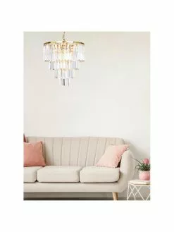 Kronleuchter Gracja in Gold, Ø 39 x H 42 cm 10 Kronleuchter Gracja in Gold, Ø 39 x H 42 cm -Leuchten Verkaufsladen Kronleuchter Gracja in Gold 2