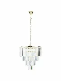 Kronleuchter Gracja in Gold, Ø 39 x H 42 cm 12 Kronleuchter Gracja in Gold, Ø 39 x H 42 cm -Leuchten Verkaufsladen Kronleuchter Gracja in Gold 4