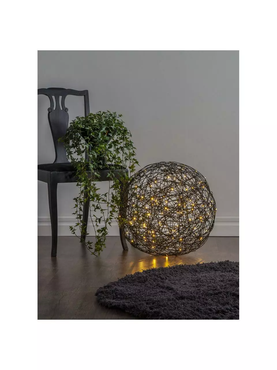 LED-Außenleuchte Trassel mit Stecker, Ø 50 x H 50 cm 4 LED-Außenleuchte Trassel mit Stecker, Ø 50 x H 50 cm – Bild 2