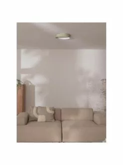 Westwing Collection LED-Deckenleuchte Helen in Olivgrün, Ø 35 x H 7 cm -Leuchten Verkaufsladen LED Deckenleuchte Helen in Olivgrun 3