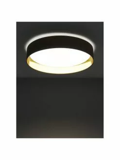 Westwing Collection LED-Deckenleuchte Mallory in Nougat, Ø 41 x H 10 cm -Leuchten Verkaufsladen LED Deckenleuchte Mallory in Nougat 2