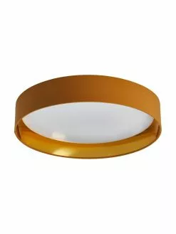 Westwing Collection LED-Deckenleuchte Mallory in Nougat, Ø 41 x H 10 cm