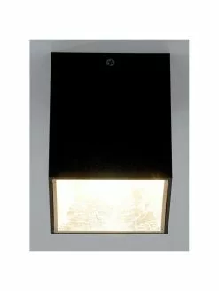 Westwing Collection LED-Deckenspot Marty in Schwarz-Gold mit Antik-Finish, B 10 x H 12 cm 12 Westwing Collection LED-Deckenspot Marty in Schwarz-Gold mit Antik-Finish, B 10 x H 12 cm -Leuchten Verkaufsladen LED Deckenspot Marty in Schwarz Gold mit Antik Finish 8
