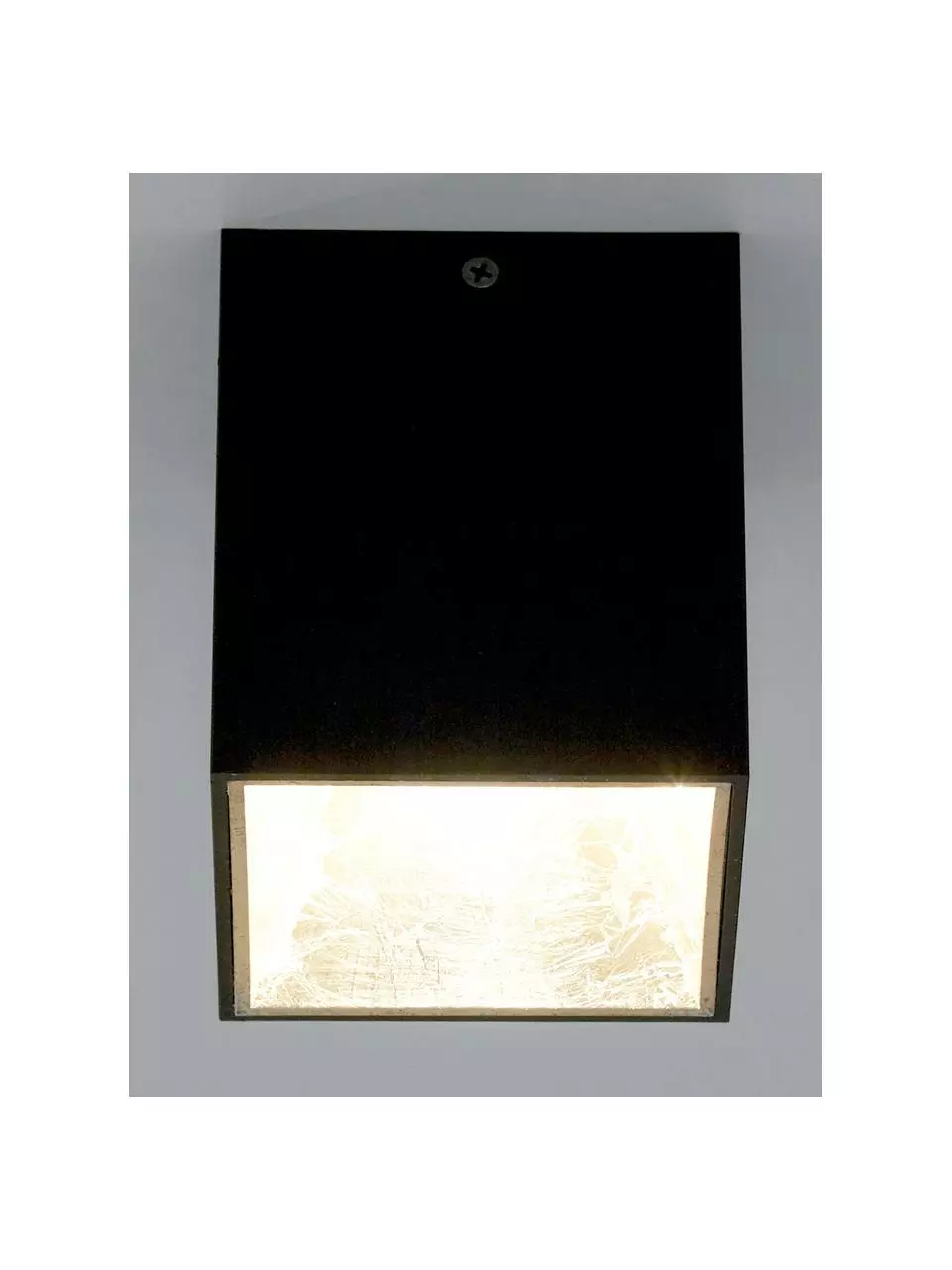 Westwing Collection LED-Deckenspot Marty in Schwarz-Gold mit Antik-Finish, B 10 x H 12 cm 7 Westwing Collection LED-Deckenspot Marty in Schwarz-Gold mit Antik-Finish, B 10 x H 12 cm – Bild 5