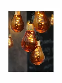 LED-Lichterkette Bulb, 360 cm, 10 Lampions, L 360 cm -Leuchten Verkaufsladen LED Lichterkette Bulb 360 cm 10 Lampions 11