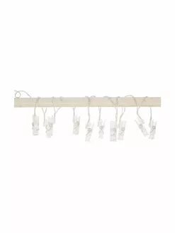 LED-Lichterkette Clippy, 135 cm, 10 Lampions, L 135 cm