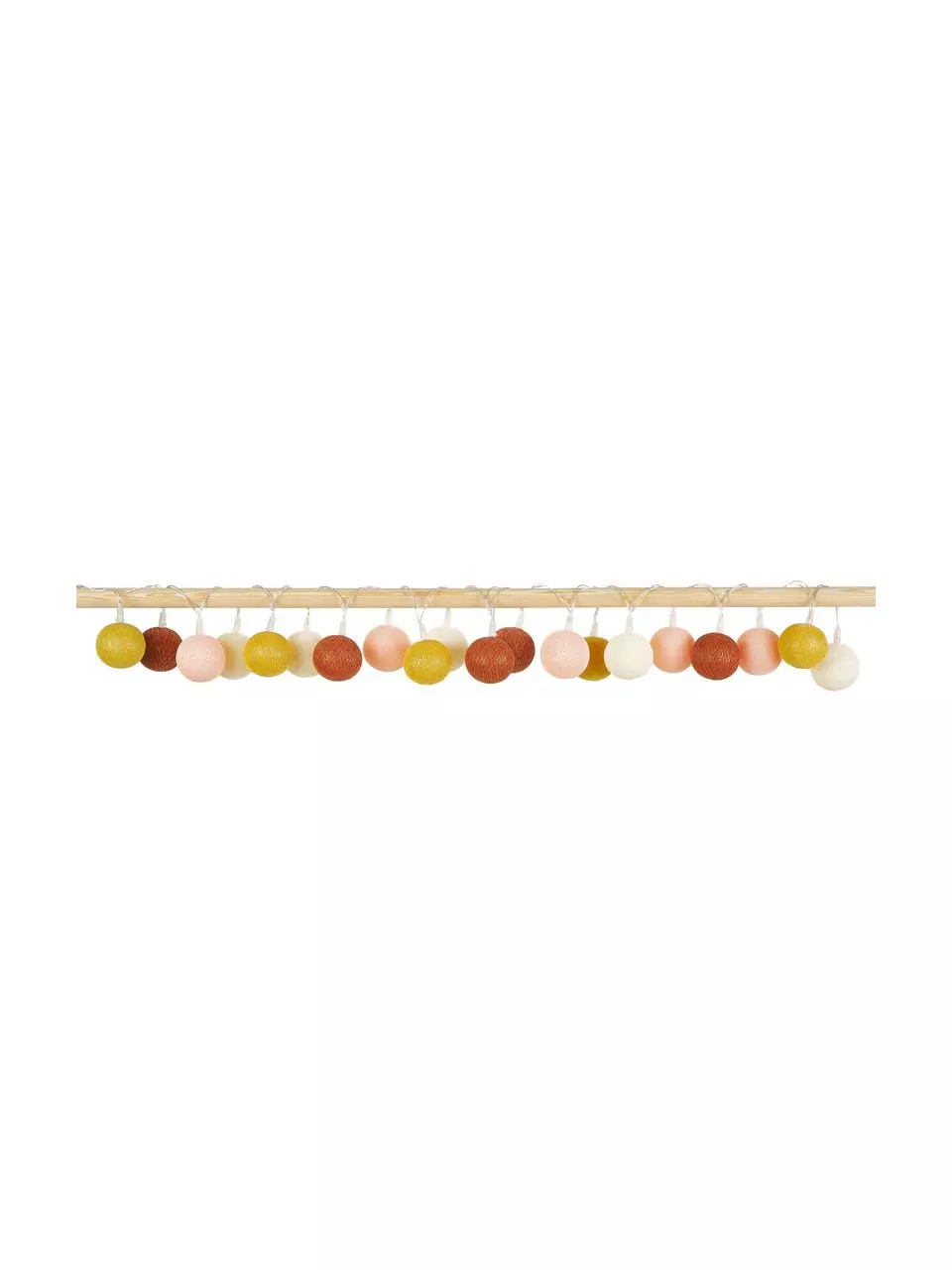 Cotton Ball Lights LED-Lichterkette Colorain, 378 cm, 20 Lampions, L 378 cmNur noch 1 Artikel verfügbar 3 Cotton Ball Lights LED-Lichterkette Colorain, 378 cm, 20 Lampions, L 378 cmNur noch 1 Artikel verfügbar