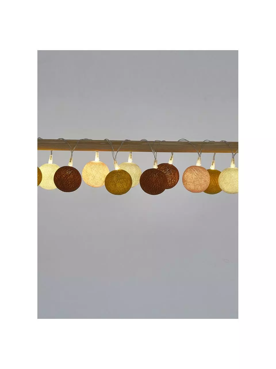 Cotton Ball Lights LED-Lichterkette Colorain, 378 cm, 20 Lampions, L 378 cmNur noch 1 Artikel verfügbar 4 Cotton Ball Lights LED-Lichterkette Colorain, 378 cm, 20 Lampions, L 378 cmNur noch 1 Artikel verfügbar – Bild 2