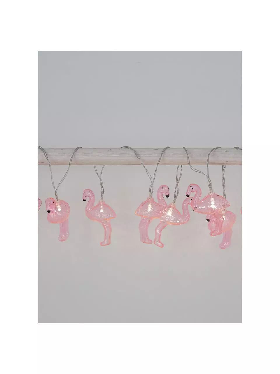LED-Lichterkette Flamingo, 230 cm, 10 Lampions, L 230 cm 4 LED-Lichterkette Flamingo, 230 cm, 10 Lampions, L 230 cm – Bild 2