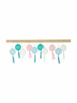 LED-Lichterkette Jolly Tassel, 185 cm, 10 Lampions, L 185 cm