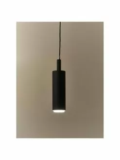 Westwing Collection LED-Pendelleuchte Jari aus Metall in Schwarz, Ø 10 x H 40 cm -Leuchten Verkaufsladen LED Pendelleuchte Jari aus Metall in Schwarz 4