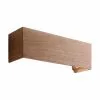 Fabas Luce LED-Wandleuchte Badia aus Holz, B 38 x H 12 cm