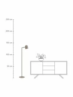 It's about Romi Leselampe Marseille in Sandfarben, B 40 x H 141 cm -Leuchten Verkaufsladen Leselampe Marseille in Sandfarben 2