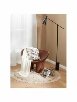 Westwing Collection Leselampe Sia in Schwarz, T 60 x H 162 cm -Leuchten Verkaufsladen Leselampe Sia in Schwarz 1