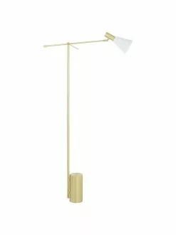 Westwing Collection Leselampe Sia in Weiß-Gold, T 60 x H 162 cm 12 Westwing Collection Leselampe Sia in Weiß-Gold, T 60 x H 162 cm -Leuchten Verkaufsladen Leselampe Sia in Weiss Gold 4