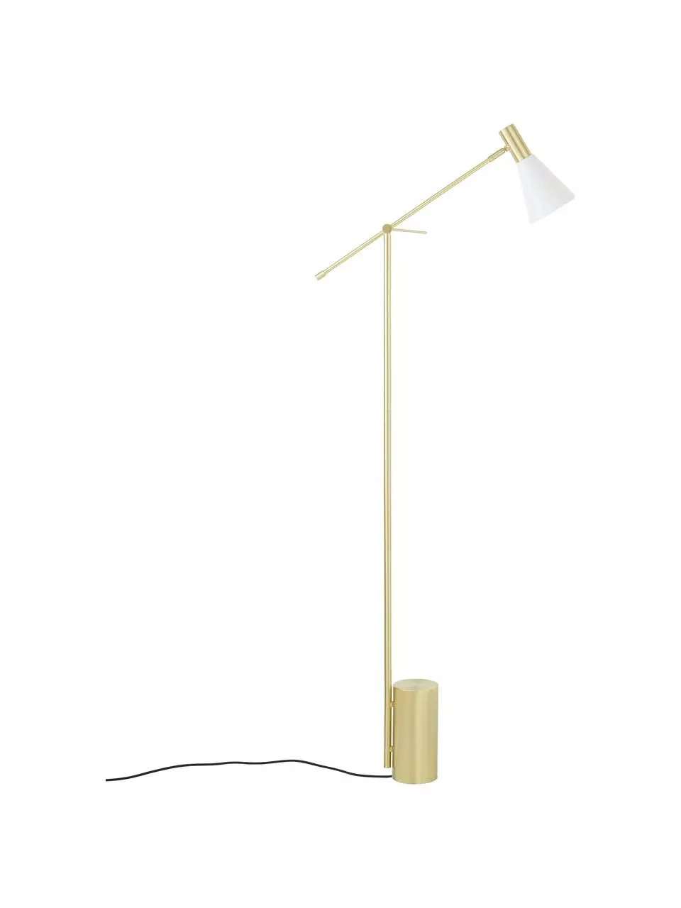 Westwing Collection Leselampe Sia in Weiß-Gold, T 60 x H 162 cm 3 Westwing Collection Leselampe Sia in Weiß-Gold, T 60 x H 162 cm