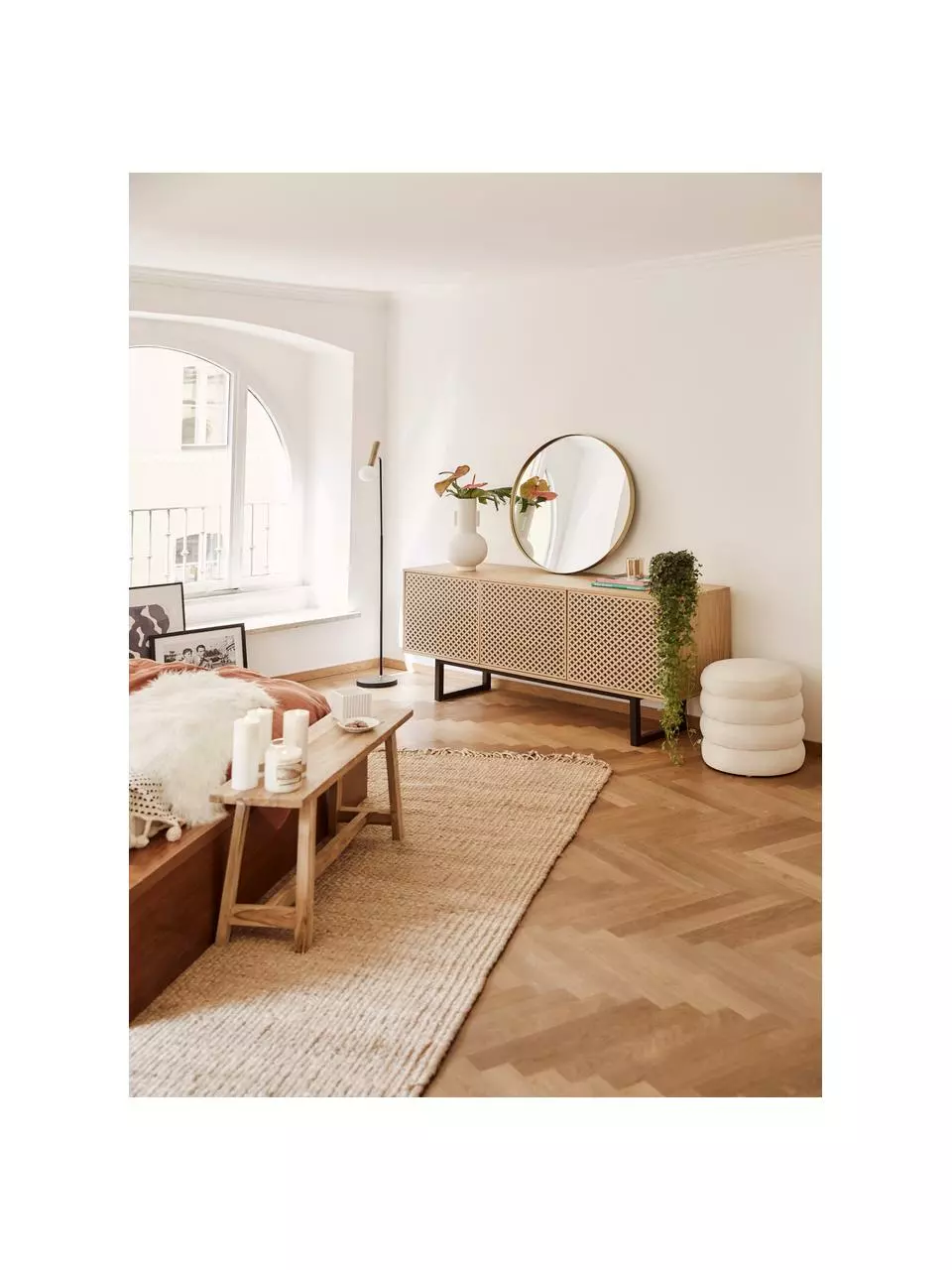 Westwing Collection Leselampe Wilson mit Glasschirm, B 28 x H 151 cm 5 Westwing Collection Leselampe Wilson mit Glasschirm, B 28 x H 151 cm – Bild 3