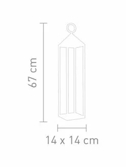 Sompex Mobile Dimmbare Au&szlig;enleuchte Cargo, B 14 x H 67 cmNur noch wenige verfügbar -Leuchten Verkaufsladen Mobile Dimmbare Aussenleuchte Cargo 5