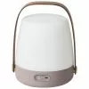Mobile Dimmbare Au&szlig;entischlampe Lite-up in Beige, Ø 20 x H 26 cm -Leuchten Verkaufsladen Mobile Dimmbare Aussentischlampe Lite up in Beige
