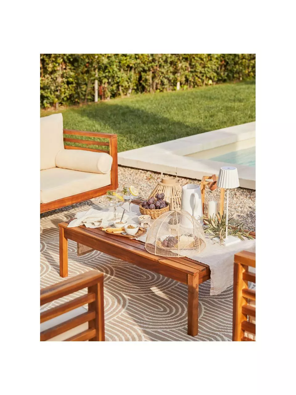 Sompex Mobile Dimmbare Außentischlampe Trellia, Ø 12 x H 38 cm 4 Sompex Mobile Dimmbare Außentischlampe Trellia, Ø 12 x H 38 cm – Bild 2