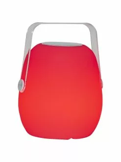 Mobile Dimmbare Au&szlig;entischlampe Voice mit Lautsprecher und Farbwechsel, B 18 x H 23 cm -Leuchten Verkaufsladen Mobile Dimmbare Aussentischlampe Voice mit Lautsprecher und Farbwechsel 3