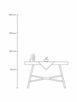 Mobile Dimmbare LED-Außentischlampe Rocket, Ø 14 x H 20 cm -Leuchten Verkaufsladen Mobile Dimmbare LED Aussentischlampe Rocket 1