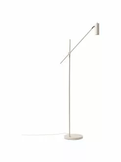 Westwing Collection Moderne Leselampe Cassandra in Beige, B 75 x H 152 cm