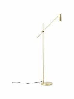 Westwing Collection Moderne Leselampe Cassandra in Gold, B 75 x H 152 cm