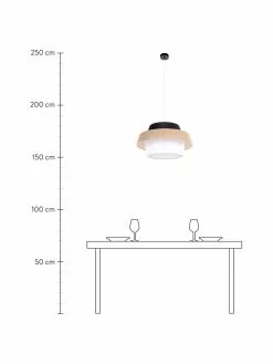 Moderne Pendelleuchte Preto, Ø 55 x H 30 cm -Leuchten Verkaufsladen Moderne Pendelleuchte Preto 2