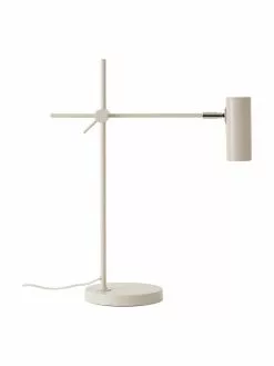 Westwing Collection Moderne Schreibtischlampe Cassandra in Beige, T 47 x H 55 cm -Leuchten Verkaufsladen Moderne Schreibtischlampe Cassandra in Beige 4