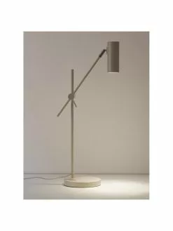 Westwing Collection Moderne Schreibtischlampe Cassandra in Beige, T 47 x H 55 cm -Leuchten Verkaufsladen Moderne Schreibtischlampe Cassandra in Beige 5