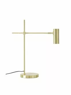 Westwing Collection Moderne Schreibtischlampe Cassandra in Gold, T 47 x H 55 cm -Leuchten Verkaufsladen Moderne Schreibtischlampe Cassandra in Gold 5