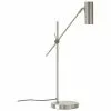 Westwing Collection Moderne Schreibtischlampe Cassandra in Silberfarben, T 47 x H 55 cm -Leuchten Verkaufsladen Moderne Schreibtischlampe Cassandra in Silberfarben