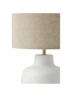 Westwing Collection Moderne Tischlampe Ike mit Betonfu&szlig;, Ø 28 x H 45 cm -Leuchten Verkaufsladen Moderne Tischlampe Ike mit Betonfuss 4