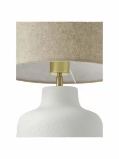 Westwing Collection Moderne Tischlampe Ike mit Betonfu&szlig;, Ø 28 x H 45 cm -Leuchten Verkaufsladen Moderne Tischlampe Ike mit Betonfuss 5