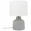 Westwing Collection Moderne Tischlampe Ike mit Betonfu&szlig;, Ø 30 x H 45 cm -Leuchten Verkaufsladen Moderne Tischlampe Ike mit Betonfuss 6