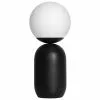 Nordlux Moderne Tischlampe Notti mit Glasschirm, Ø 15 x H 35 cm -Leuchten Verkaufsladen Moderne Tischlampe Notti mit Glasschirm