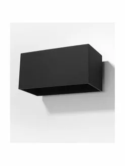 Moderne Wandleuchte Geo Maxi in Schwarz, B 20 x H 10 cm -Leuchten Verkaufsladen Moderne Wandleuchte Geo Maxi in Schwarz 3