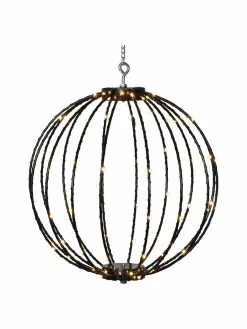 Outdoor H&auml;ngelampe Mounty mit Stecker, Ø 30 cm