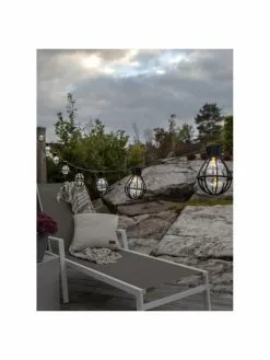 Outdoor LED-Lichterkette Cage, 280 cm, 8 Lampions, L 280 cm -Leuchten Verkaufsladen Outdoor LED Lichterkette Cage 280 cm 8 Lampions 5