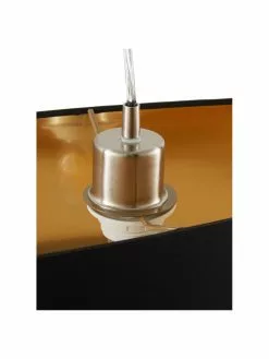 Ovale Pendelleuchte Jamie mit Gold-Dekor, B 78 x H 22 cm -Leuchten Verkaufsladen Ovale Pendelleuchte Jamie mit Gold Dekor 11