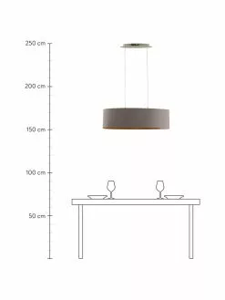 Ovale Pendelleuchte Jamie mit Gold-Dekor, B 78 x H 22 cm -Leuchten Verkaufsladen Ovale Pendelleuchte Jamie mit Gold Dekor 2